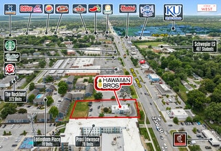 1501-1503 W 23rd St, Lawrence, KS - AERIAL  map view - Image1