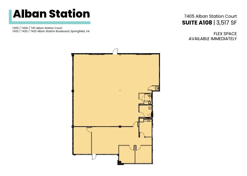 7426-7432 Alban Station Blvd, Springfield, VA for lease Floor Plan- Image 1 of 1