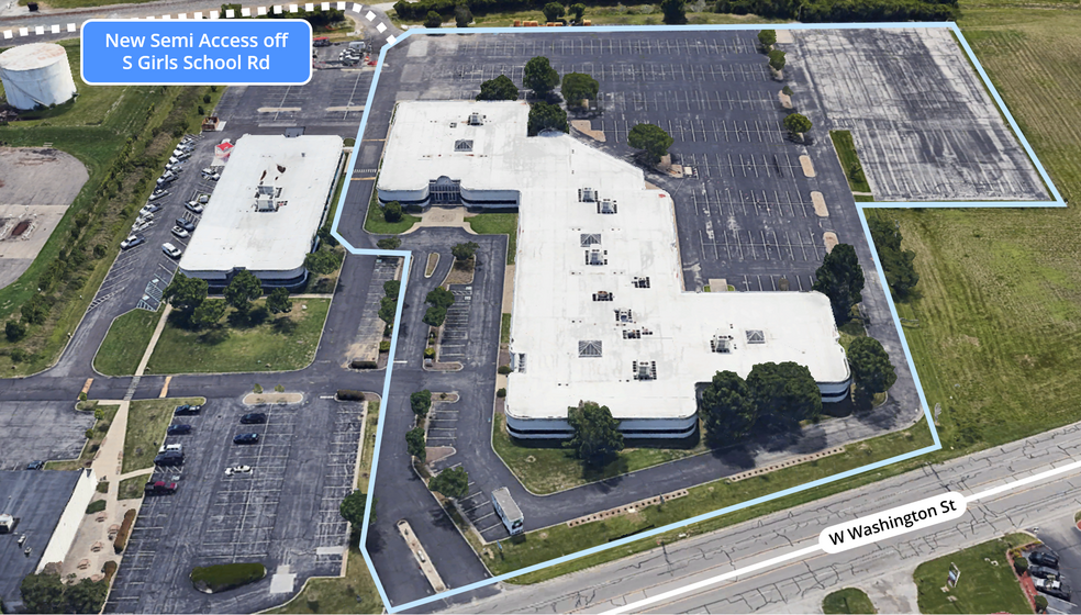 7337 W Washington St, Indianapolis, IN for lease - Aerial - Image 1 of 6