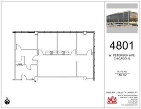 4801 W Peterson Ave, Chicago, IL à louer Plan d  tage- Image 1 de 5