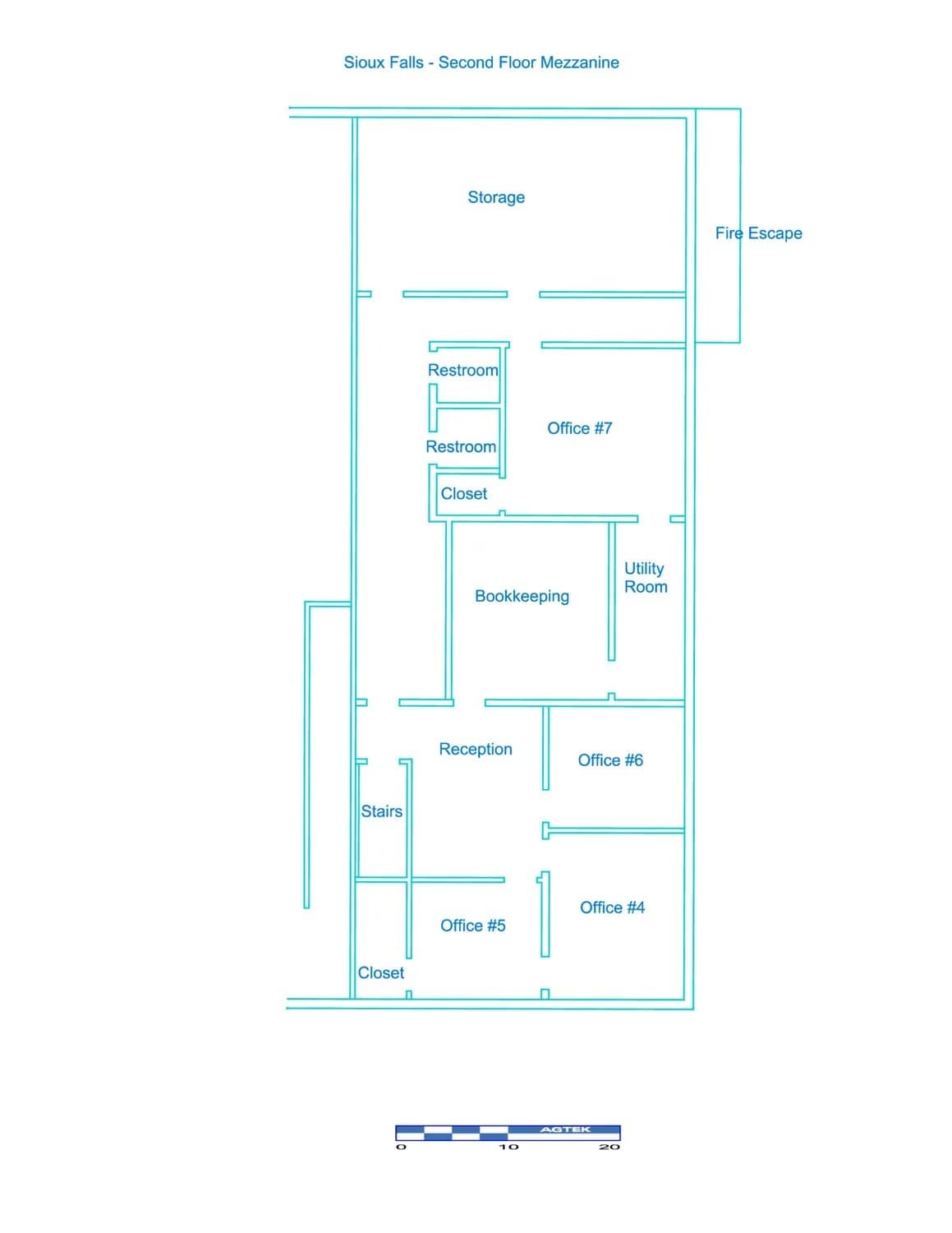 2808 W 6th St, Sioux Falls, SD for lease Floor Plan- Image 1 of 1