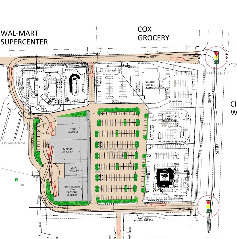 440 Wilson Ave, Sand Springs, OK for lease Site Plan- Image 1 of 4