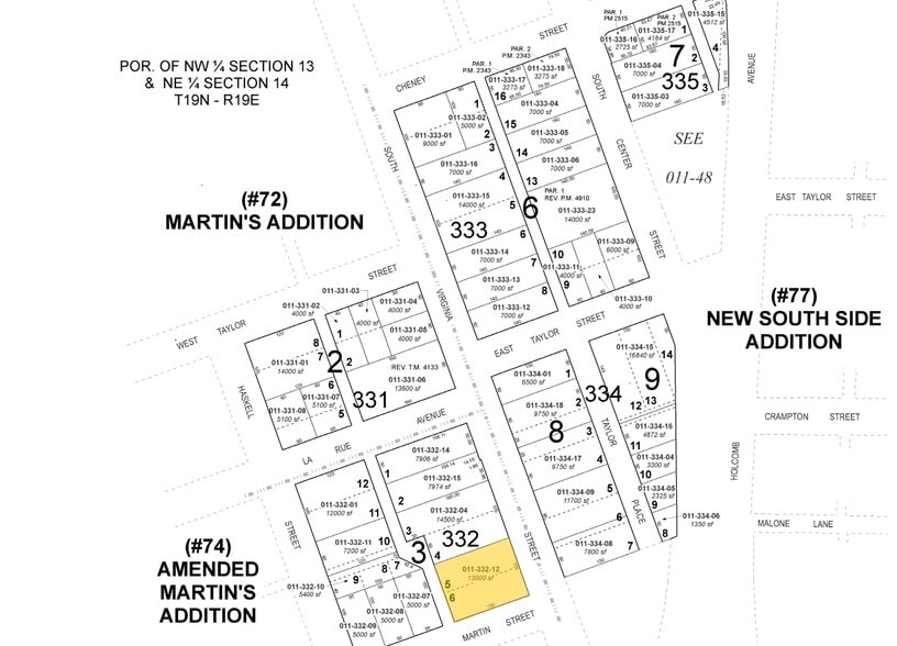 955 S Virginia St, Reno, NV for sale - Plat Map - Image 2 of 12