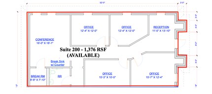 2366-2372 S Uecker Ln, Lewisville, TX for lease Floor Plan- Image 1 of 6