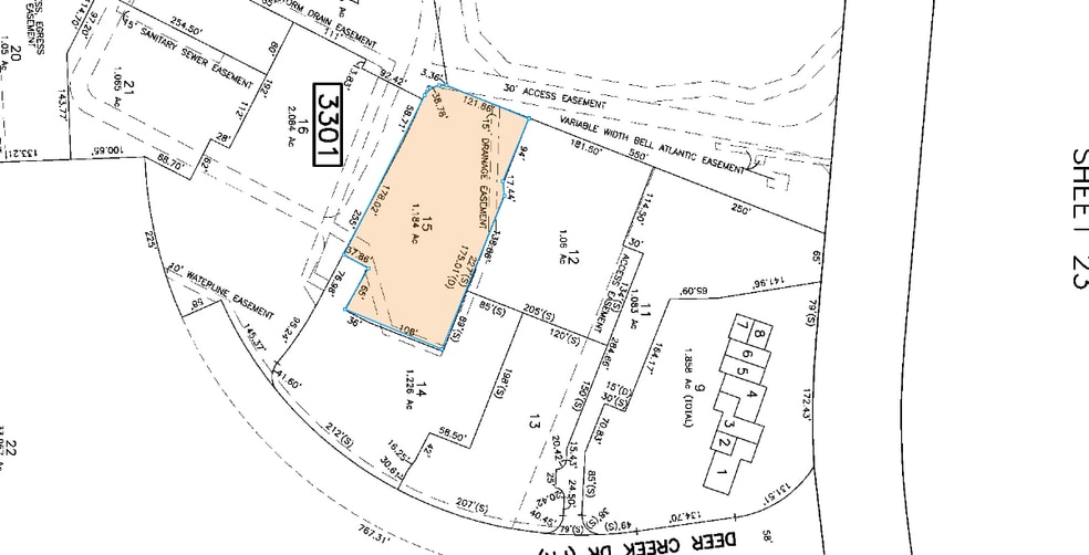 666 Plainsboro Rd, Plainsboro, NJ for lease - Plat Map - Image 3 of 8