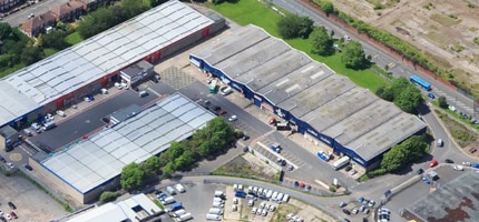 15-22 Brough Park Way, Newcastle Upon Tyne, TWR - AERIAL map view