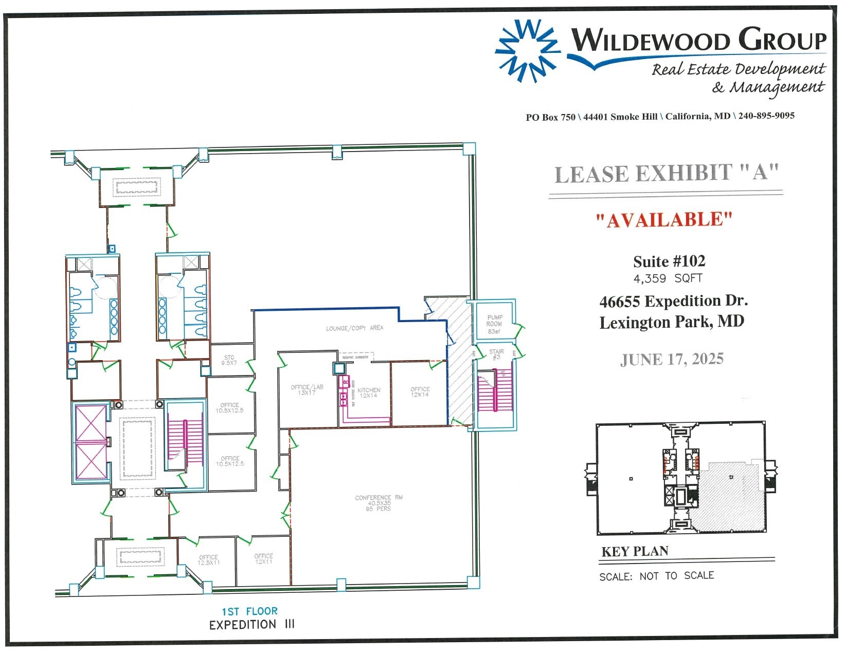 46655 Expedition Dr, Lexington Park, MD for lease Floor Plan- Image 1 of 1
