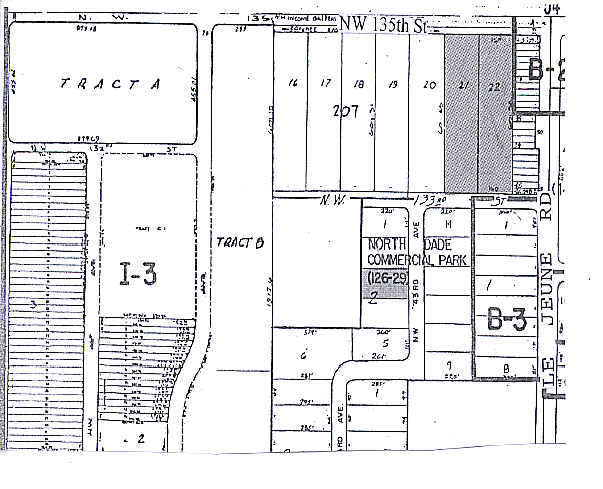 13180 NW 43rd Ave, Opa Locka, FL à louer - Plan cadastral - Image 3 de 5