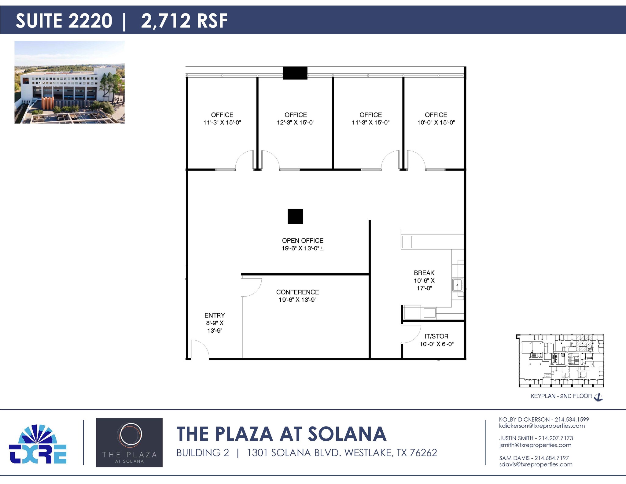 1301 Solana Blvd, Westlake, TX for lease Floor Plan- Image 1 of 1