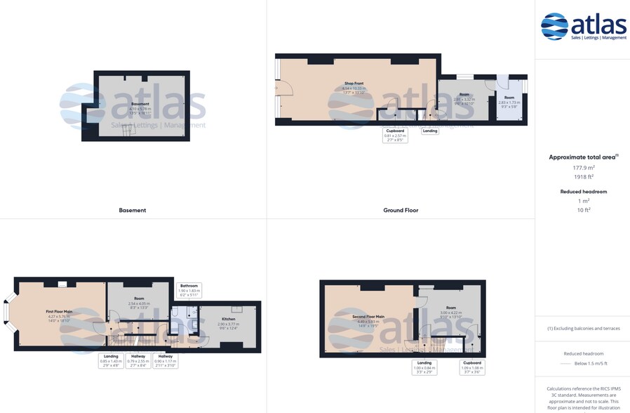 164A Aigburth Rd, Liverpool à vendre - Plan d’étage - Image 3 de 3