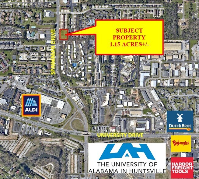 0 Sparkman Drive, Huntsville, AL à vendre - Aérien - Image 2 de 2