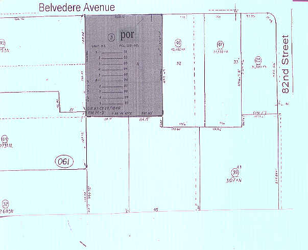 8162-8170 Belvedere Ave, Sacramento, CA à vendre - Plan cadastral - Image 3 de 8