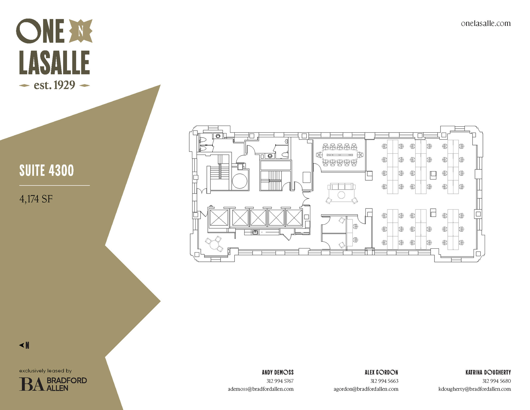 1 N La Salle St, Chicago, IL for lease Floor Plan- Image 1 of 4