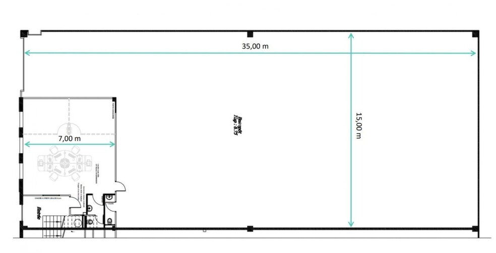 Flex dans Gennevilliers à louer - Plan d’étage - Image 2 de 3