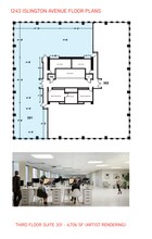 1243 Islington Ave, Toronto, ON for lease Floor Plan- Image 1 of 1