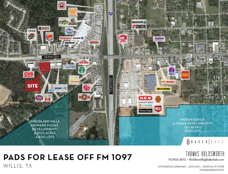 0 FM 1097, Willis, TX for lease - Building Photo - Image 1 of 1