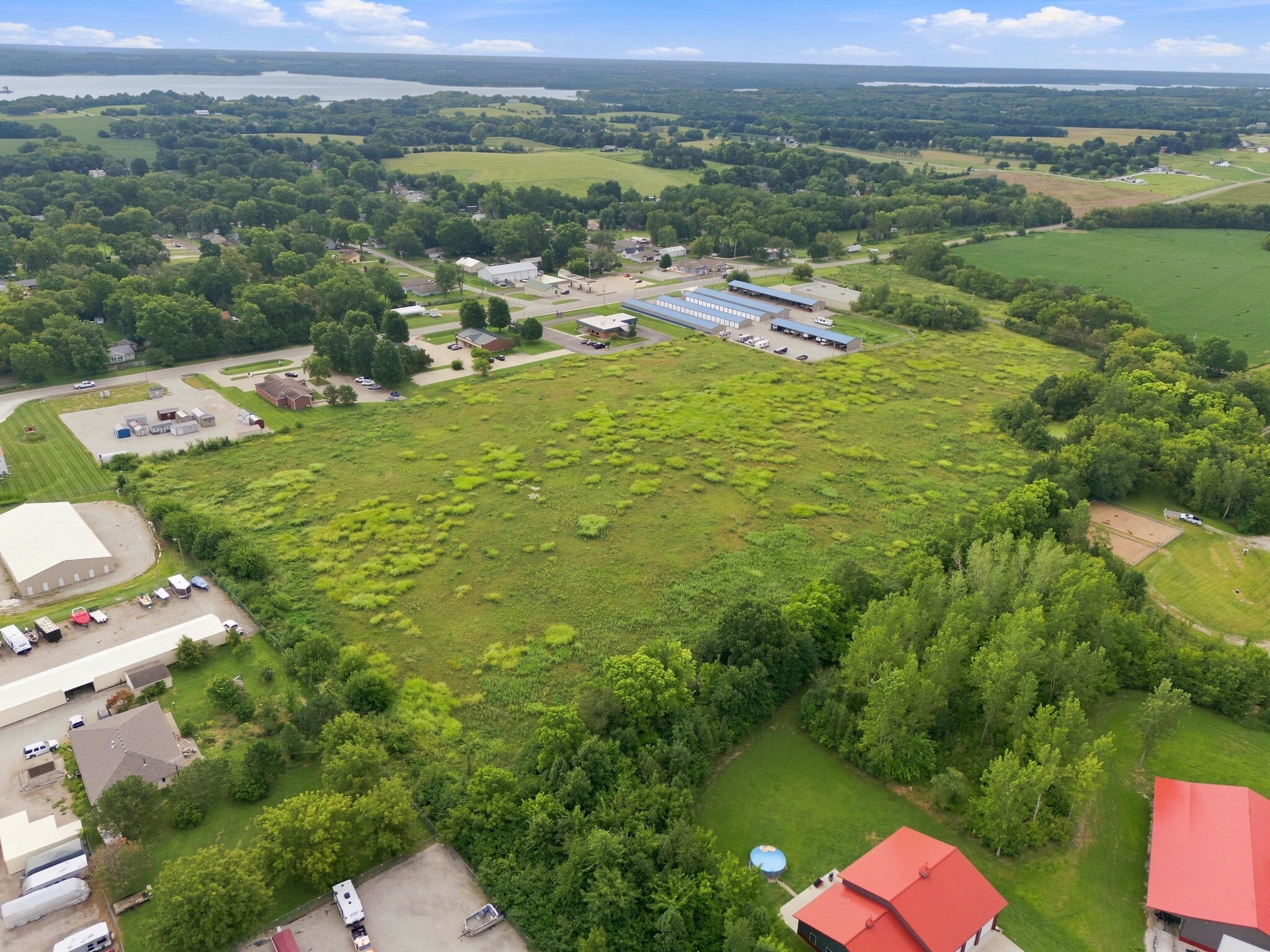 204-208 S 169 Hwy, Trimble, MO for sale Aerial- Image 1 of 11