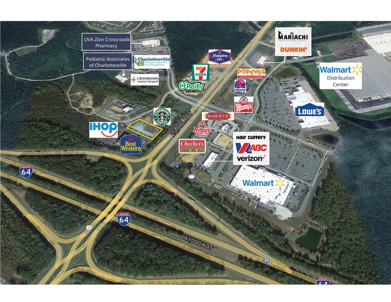 133 Wood Ridge Ter, Zion Crossroads, VA for sale - Aerial - Image 1 of 1