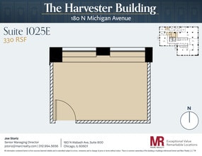 180 N Michigan Ave, Chicago, IL à louer Plan d’étage- Image 1 de 6