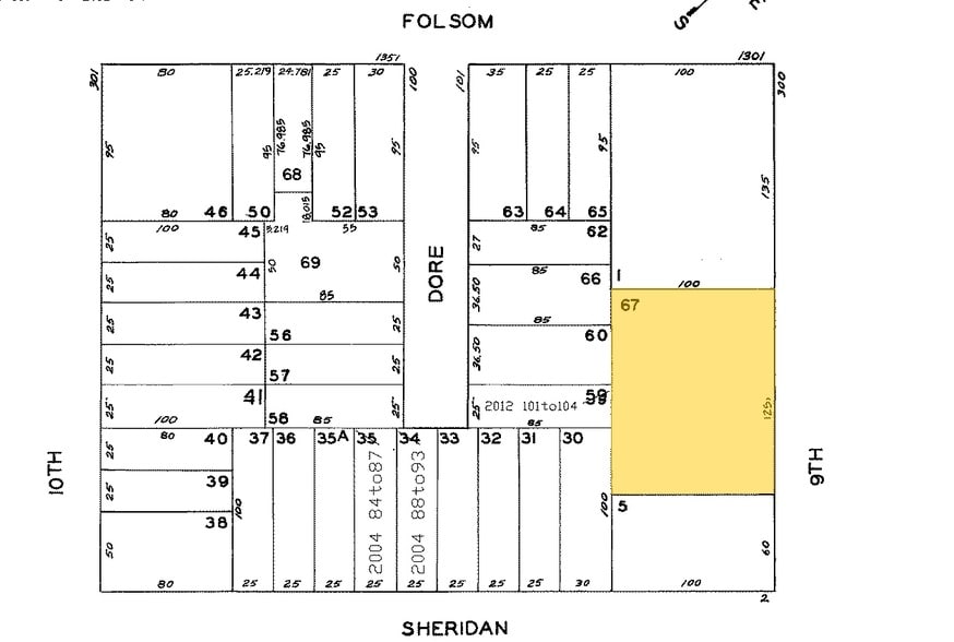 346 9th St, San Francisco, CA for lease - Plat Map - Image 2 of 23