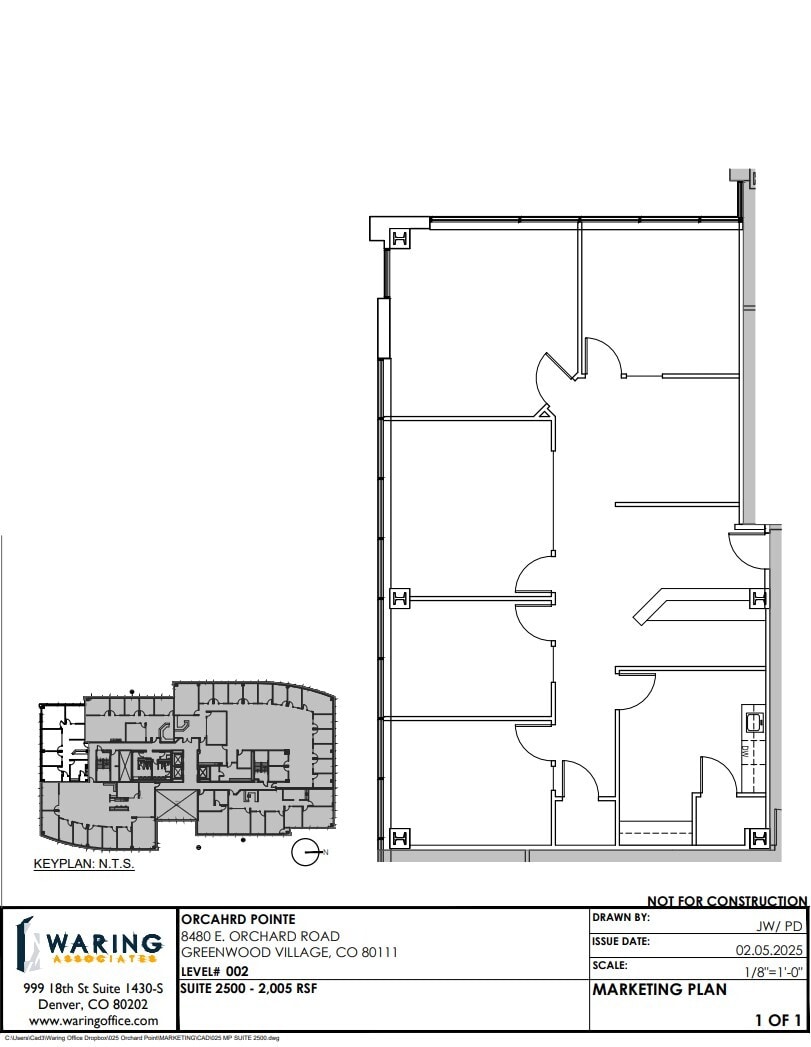 8480 E Orchard Rd, Greenwood Village, CO for lease Floor Plan- Image 1 of 1