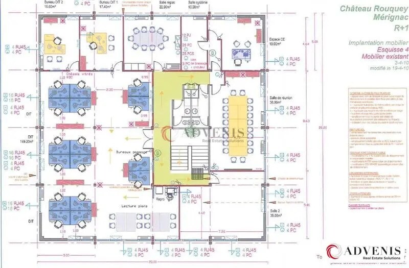 Office in Mérignac for lease - Floor Plan - Image 3 of 4