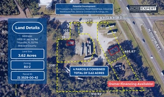 Plus de détails pour 2805 W Jay Jay Rd, Titusville, FL - Terrain à vendre