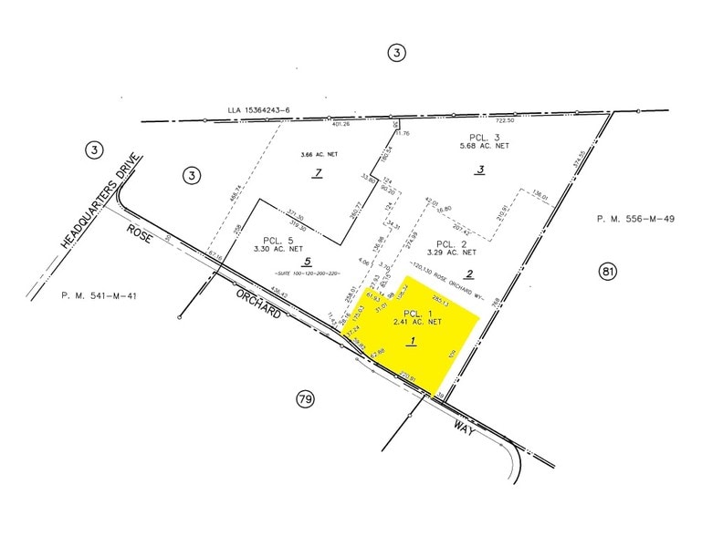 110 Rose Orchard Way, San Jose, CA for lease - Plat Map - Image 2 of 6