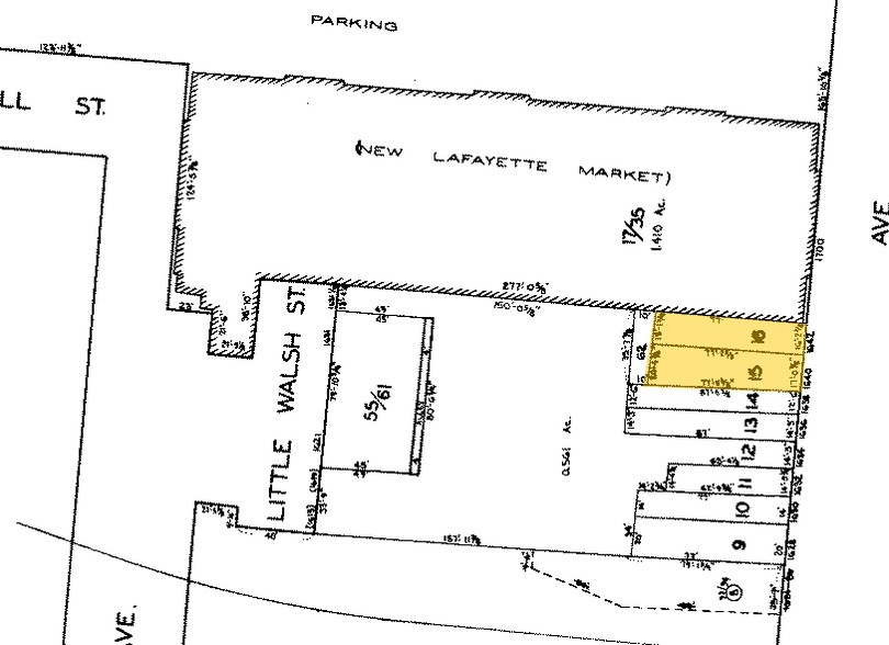 1640-1642 Pennsylvania Ave, Baltimore, MD à vendre - Plan cadastral - Image 3 de 3