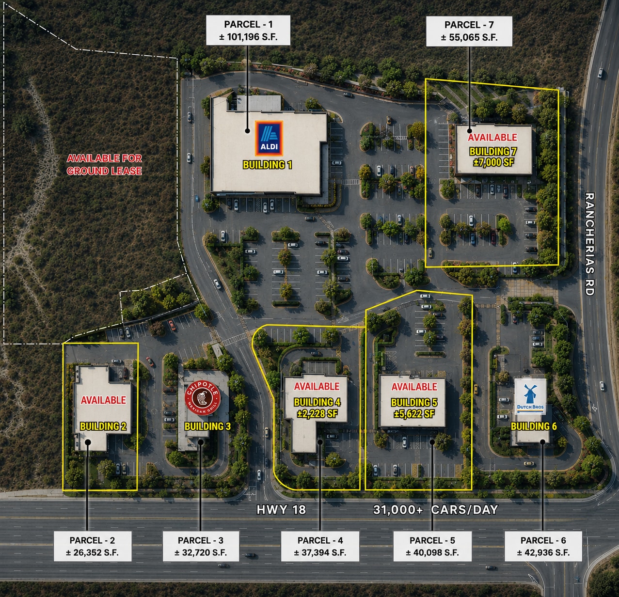 Highway 18 & Rancherias Rd, Apple Valley, CA for lease Building Photo- Image 1 of 12