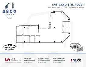 2800 N Central Ave, Phoenix, AZ for lease Floor Plan- Image 1 of 1