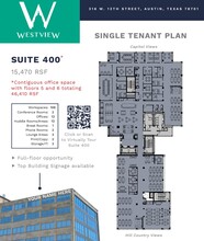 316 W 12th St, Austin, TX à louer Plan d  tage- Image 2 de 3