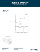 1580 S Main St, Boerne, TX à louer Plan d  tage- Image 1 de 16