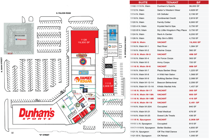 1100 N Main St, Altus, OK à louer - Plan de site - Image 2 de 2