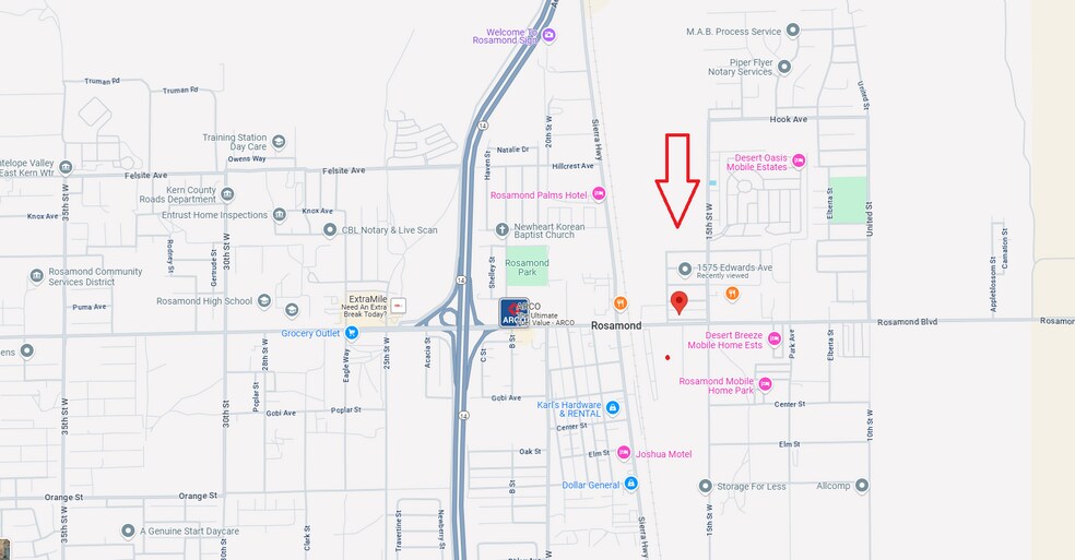 West Rosamond Boulevard, Rosamond, CA à vendre - Photo du bâtiment - Image 2 de 9