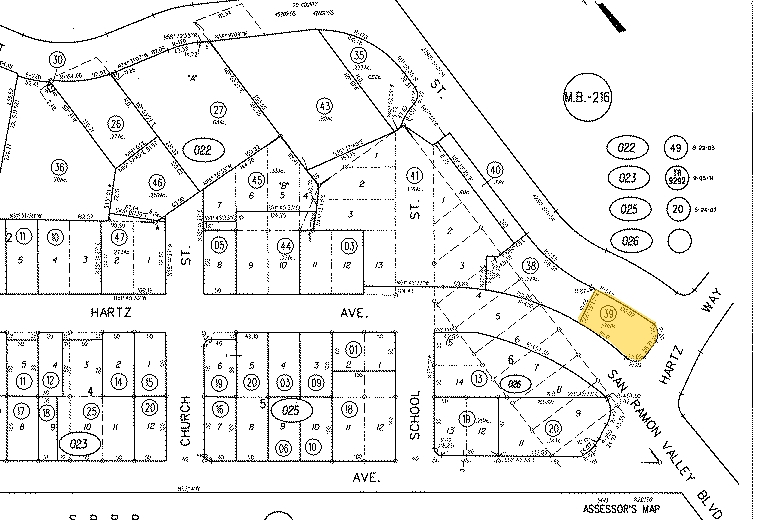 700 Hartz Way, Danville, CA for sale - Plat Map - Image 3 of 3