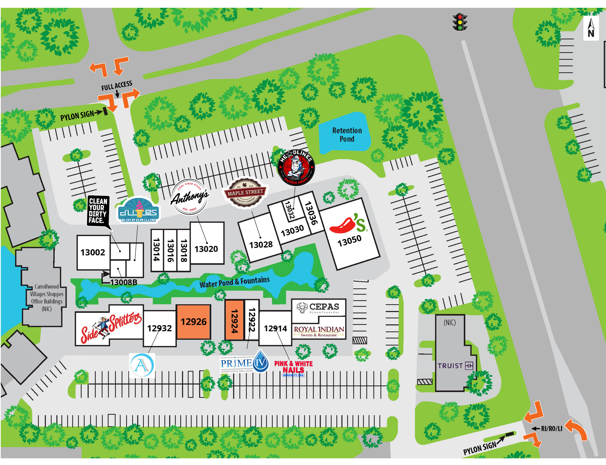 12904-13050 N Dale Mabry Hwy, Tampa, FL for lease Site Plan- Image 1 of 2