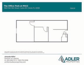 1200 NW 78th Ave, Doral, FL à louer Plan d’étage- Image 1 de 1