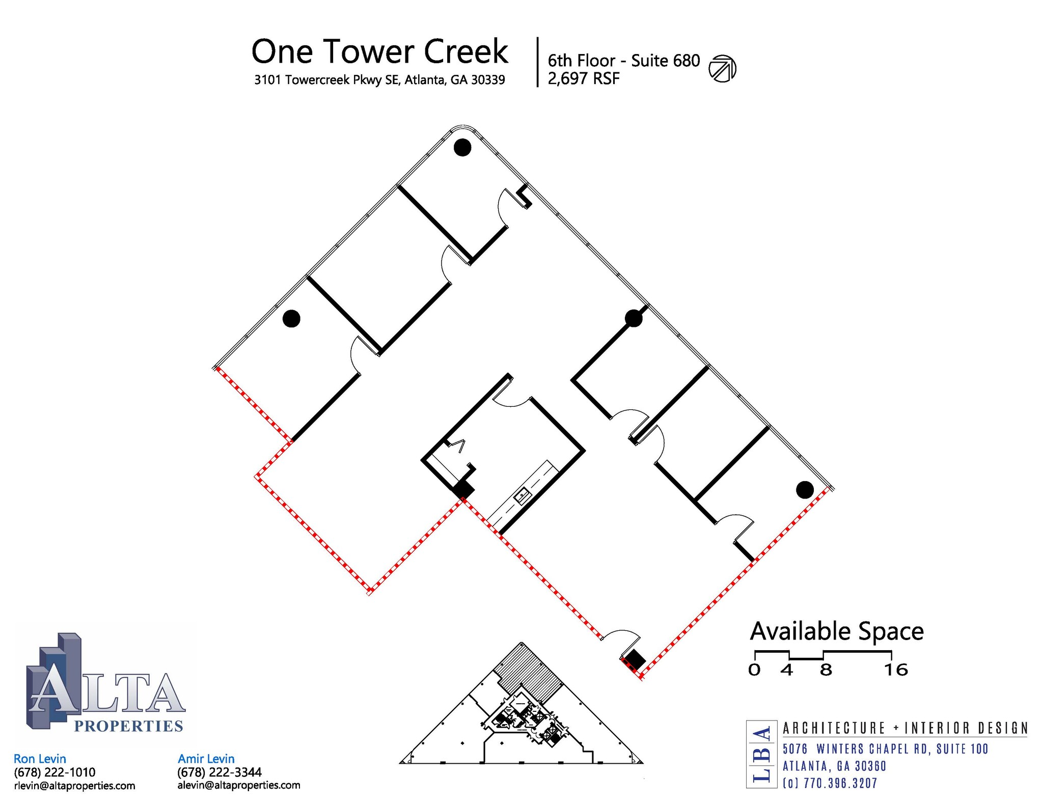 3101 Towercreek Pkwy SE, Atlanta, GA à louer Plan d  tage- Image 1 de 1