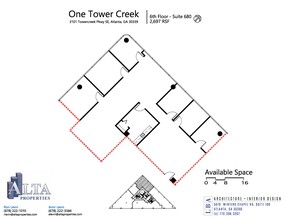 3101 Towercreek Pkwy SE, Atlanta, GA à louer Plan d  tage- Image 1 de 1