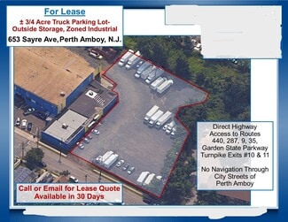 More details for 622 Sayre Ave, Perth Amboy, NJ - Land for Lease