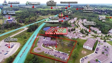 10483 Dixie Hwy, Holly, MI - AERIAL map view