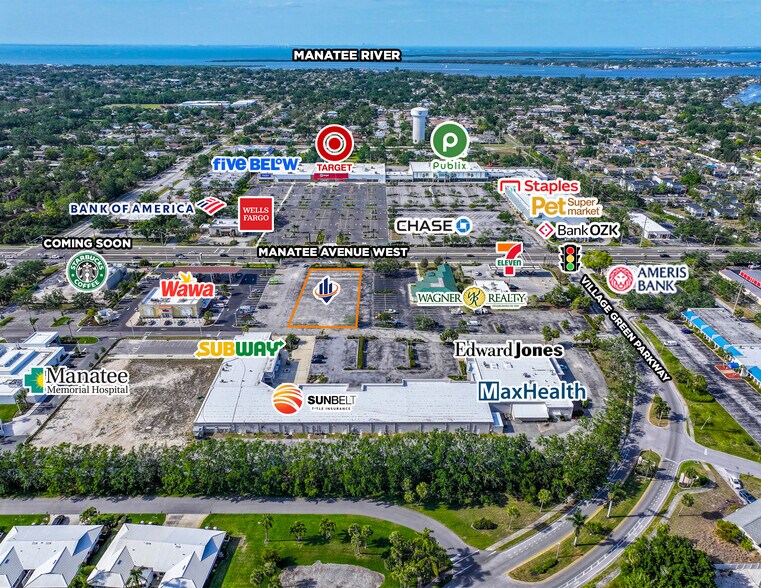 7405 Manatee Ave W, Bradenton, FL à louer - Photo du bâtiment - Image 3 de 8