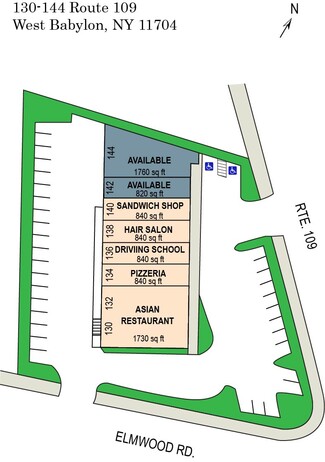 Plus de détails pour 130-144 Route 109, West Babylon, NY - Commerce de détail à louer