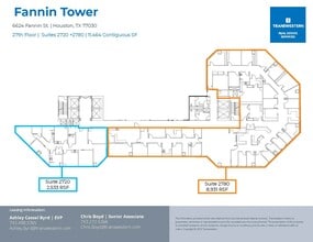 6624 Fannin St, Houston, TX à louer Plan d’étage- Image 1 de 1