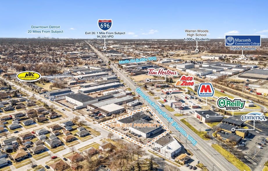 28460 Groesbeck Hwy, Roseville, MI for sale - Building Photo - Image 2 of 6