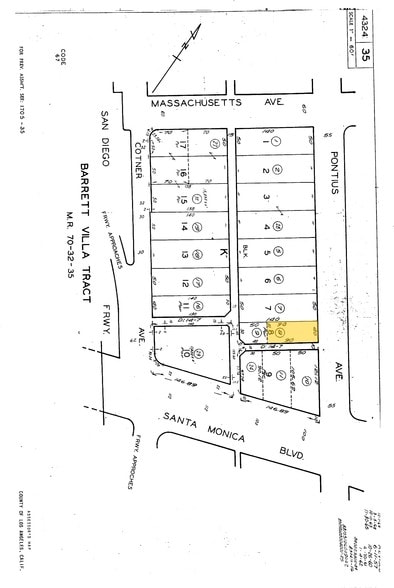 1635 Pontius Ave, Los Angeles, CA à louer - Plan cadastral - Image 2 de 29
