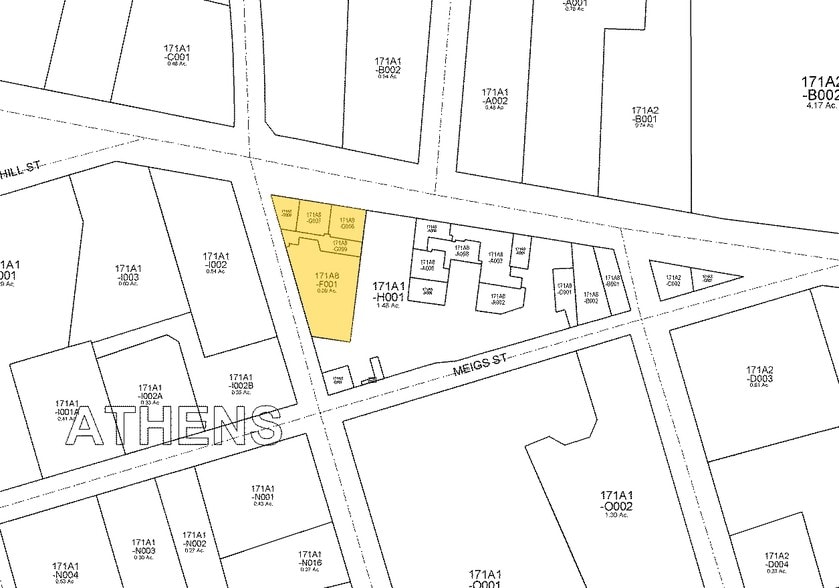 327-367 Prince Ave, Athens, GA for lease - Plat Map - Image 2 of 24