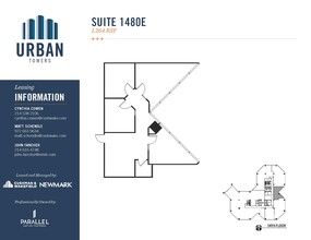 222 W Las Colinas Blvd, Irving, TX à louer Plan d’étage- Image 1 de 2