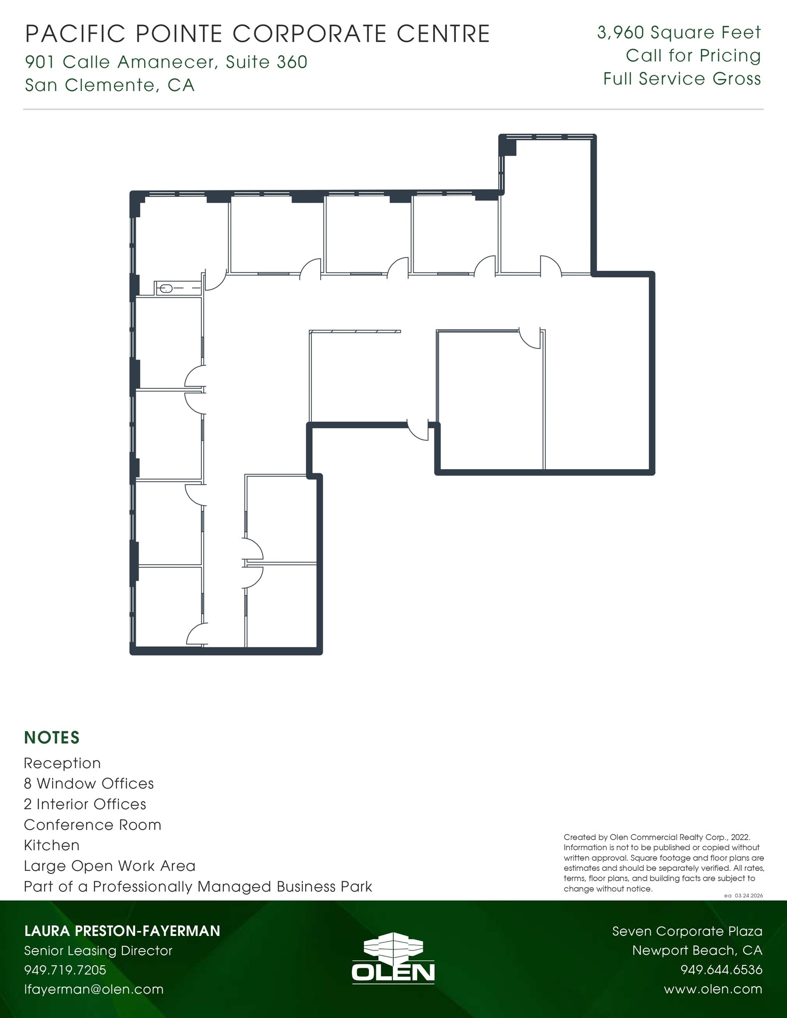 901 Calle Amanecer, San Clemente, CA à louer Plan d’étage- Image 1 de 1